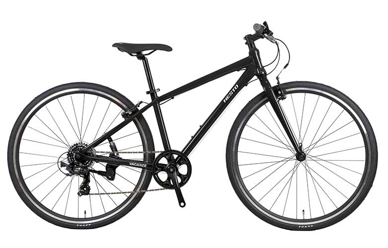 クロスバイク NESTO VACANZE ブラック 即納・PayPay支払いOK！ 最新モデル NESTO VACANZE 2 クロスバイク